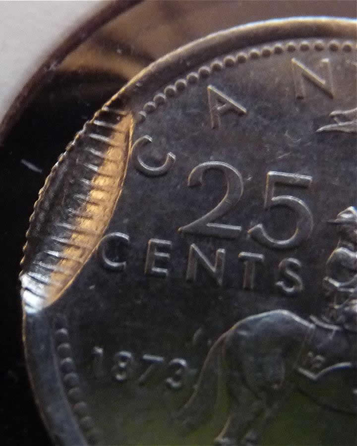 Double-Struck-Mountie-Quarter-With-Uniface-Reverse?