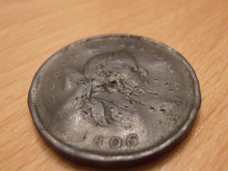 George-111-Coin-Damaged