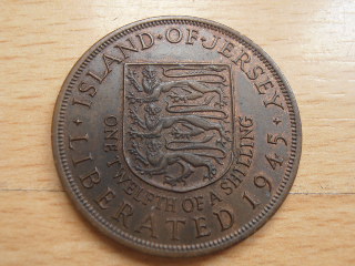 WW11-1945-Island-Of-Jersey-Liberated-Coin-Great-Condition?