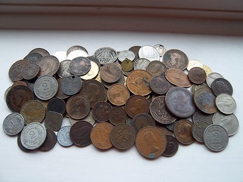 Collection-Of-Mixed-World-Coins-&-Tokens