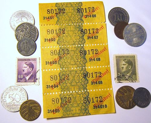 German-WW2-Coins,-Stamps--Etc.