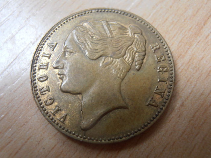 Queen-Victoria-'To-Hanover'-Token-.some-Luster