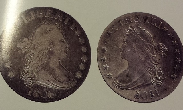 Possible-1831-Capped-Bust-Half-In-Collar,-First-Strike-Mirror-Brockage.