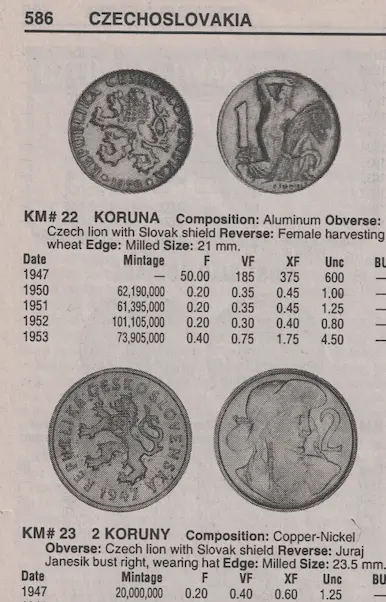 Beautifully-Rainbow-Toned-Czechoslovakian-Coins.-Didn't-Know-Where-Else-To-Post