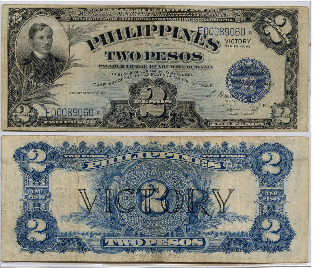 1944-US-/-Philippines-Victory-Series-2-Peso-Banknote-