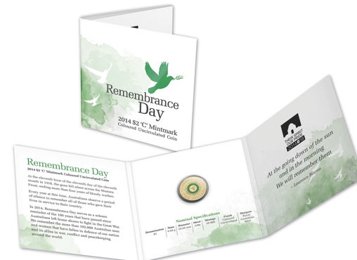 2014-Australian-Coloured-Remembrance-Day-Circulating-$2-Coin