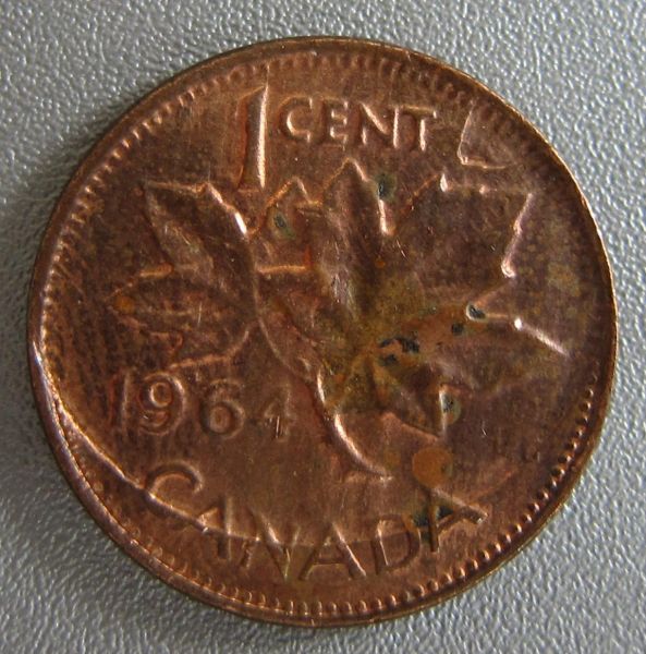 Canadian-Cent-1964-With-Error?-What-Happened