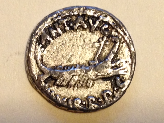 Mark-Antony-Silver-Legionary-Denarius---Leg-XII?