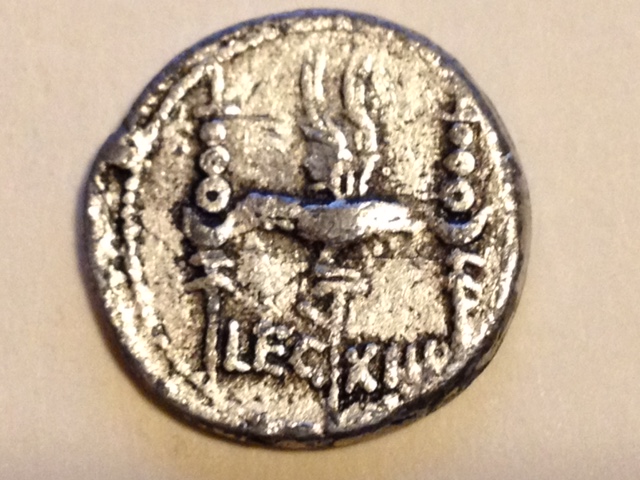 Mark-Antony-Silver-Legionary-Denarius---Leg-XII?