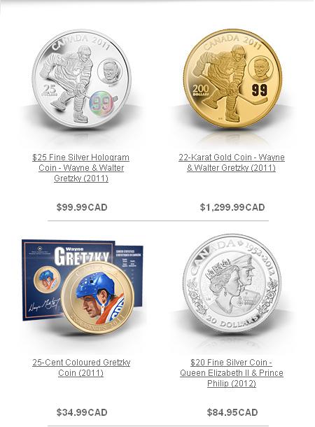 New-Coins-Announced-By-The-RCM-As-Of-09/27/2011