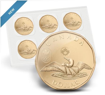 $1-Circulation-5-Pack---Lucky-Loonie-2012