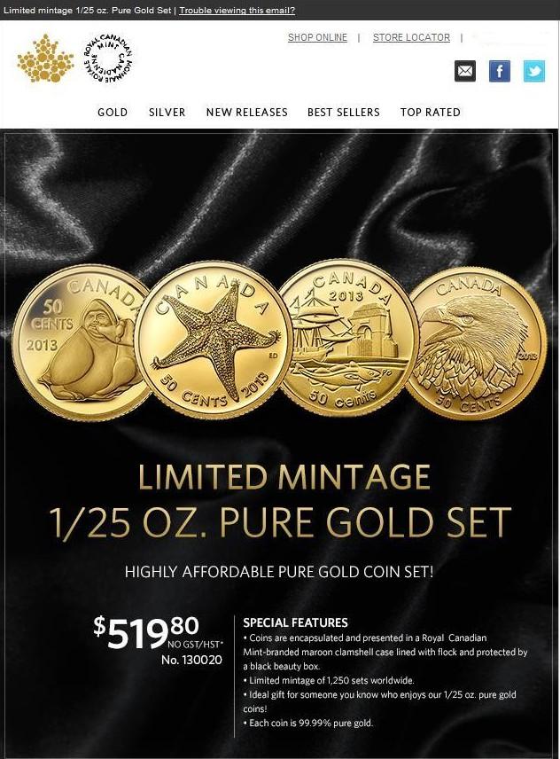 Limited-Mintage-1/25-Oz.-Pure-Gold-Set---Again?
