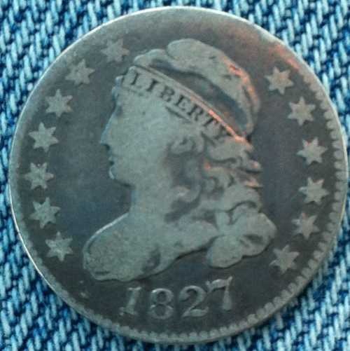Capped-Bust-Dimes....-21,-23,-27.