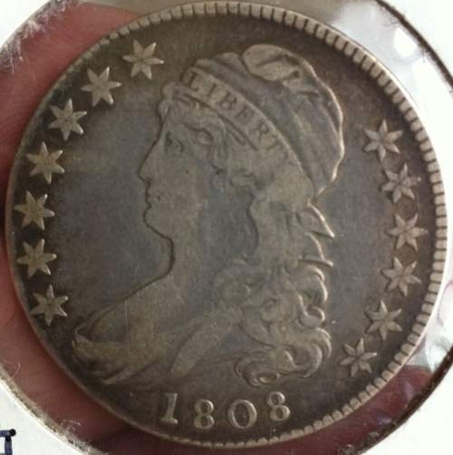 1808-Capped-Bust-Half-For-Grading-And-Viewing-Pleasure.