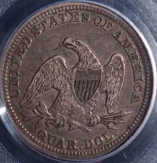 1857-Seated-Quarter.-PCGS.--Got-Today.-What-You-Think?