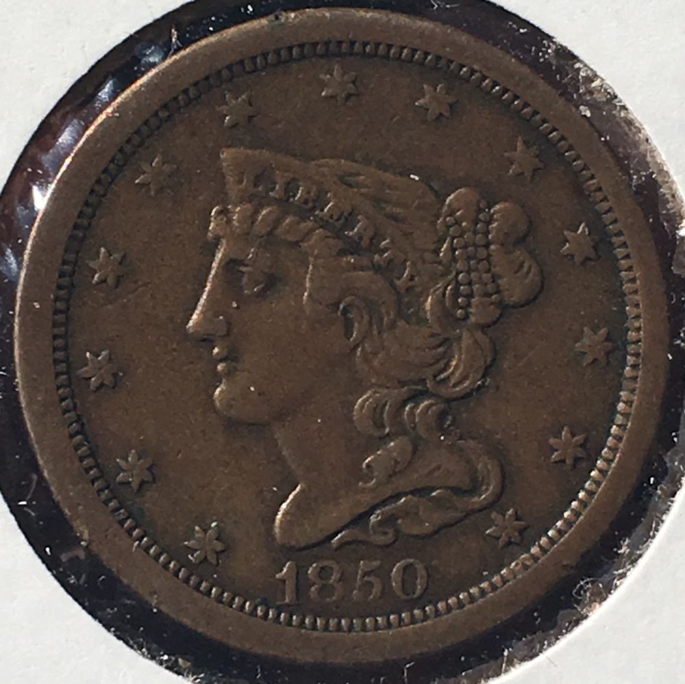 1850-Half-Cent.-Grade/Comments.