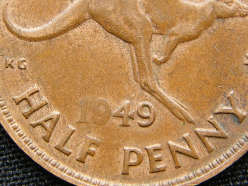 1949-Half-Penny-Error's!-&-3x-1959-1-D-Doubling-Date's!