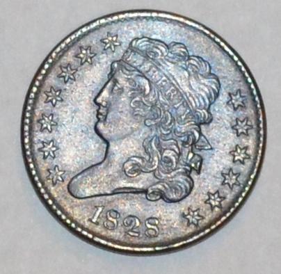 1828-Half-Cent