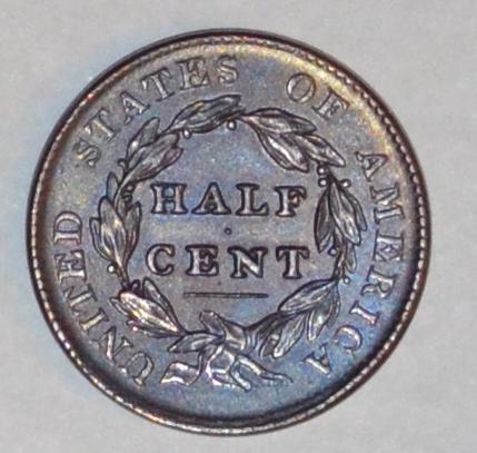 1828-Half-Cent