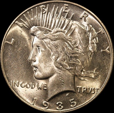 1935-Peace-And-1884-O-Morgan