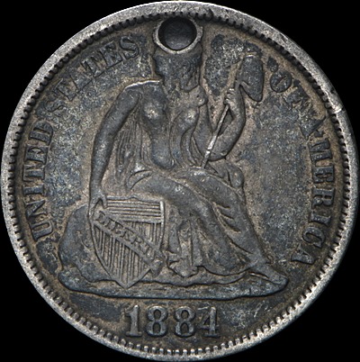 Ain't-It-A-Shame.--1884-Lib-Seated-Dime