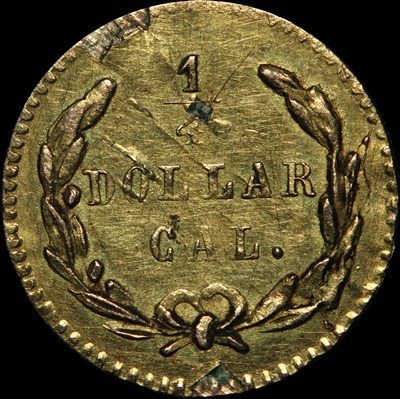 1871-1/4-Dollar-California-Gold