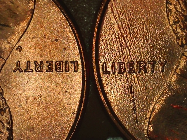 Uncirculated-1995-Lincoln-Penny---Texture-/-Drip?