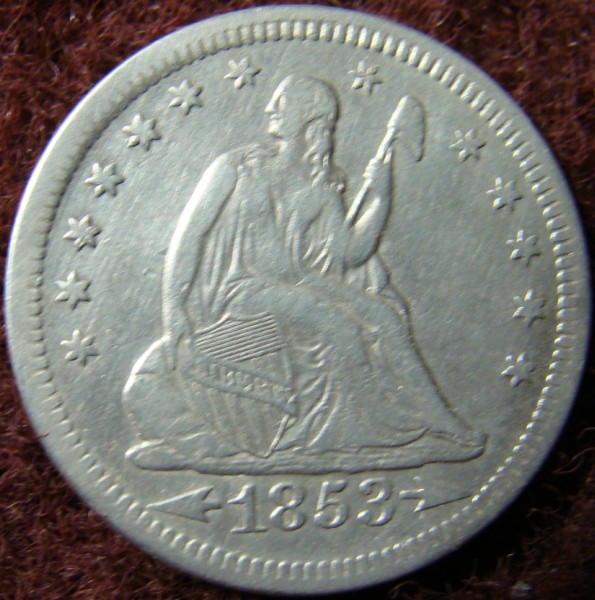 1853-Quarter-For-Grading