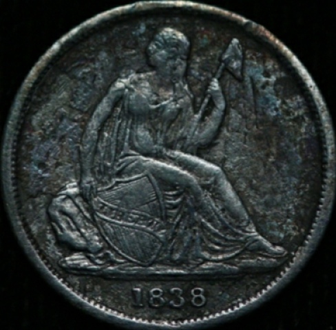 1838-O-Dime-For-Grading