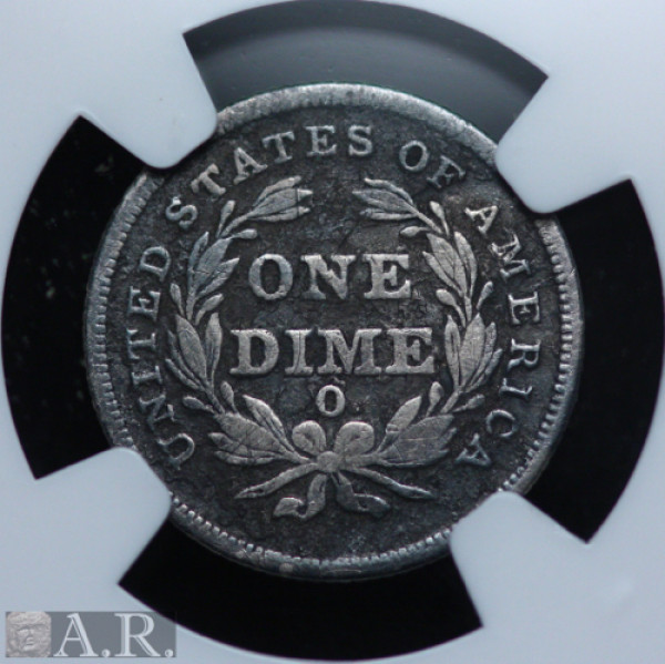 1838-O-Dime-For-Grading