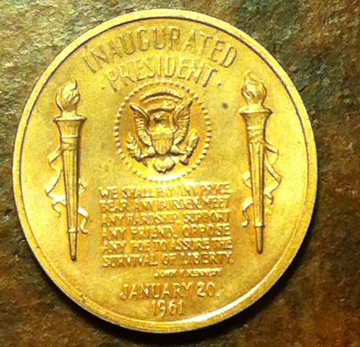 Kennedy-Bronze-Inauguration-Medal
