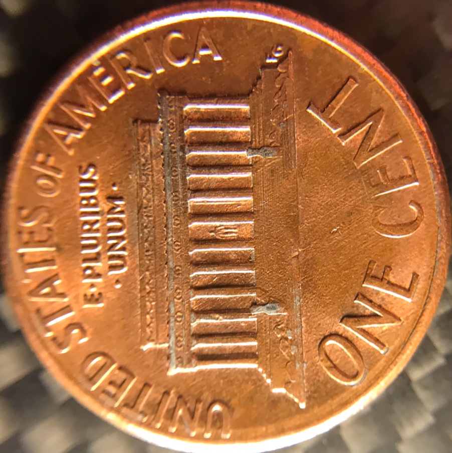1989-Penny-Raised-Area-On-Obverse