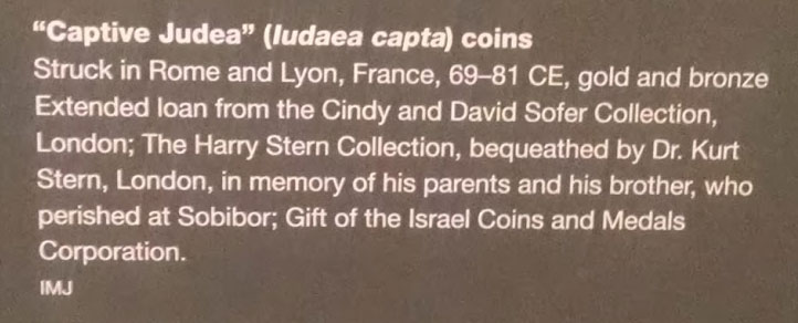 The-Israel-Museum-In-Jerusalem---Coins-Of-Roman-Conquest-Of-Judea