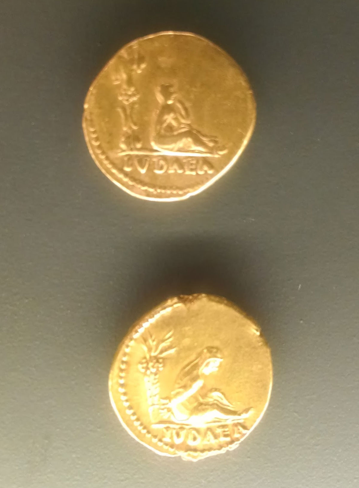 The-Israel-Museum-In-Jerusalem---Coins-Of-Roman-Conquest-Of-Judea