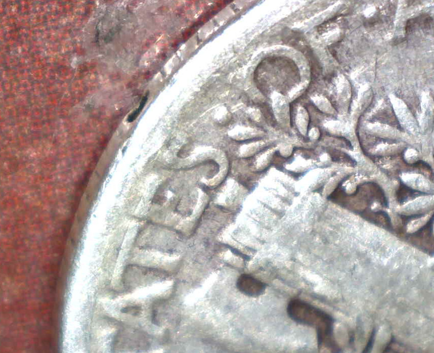 1944-Mercury-Dime-With-Tiny-Hole-In-Edge?