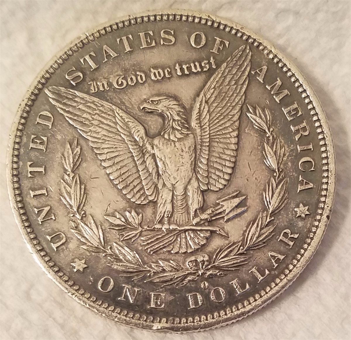 1883-O-Morgan-Dollar,-Interesting-Toning