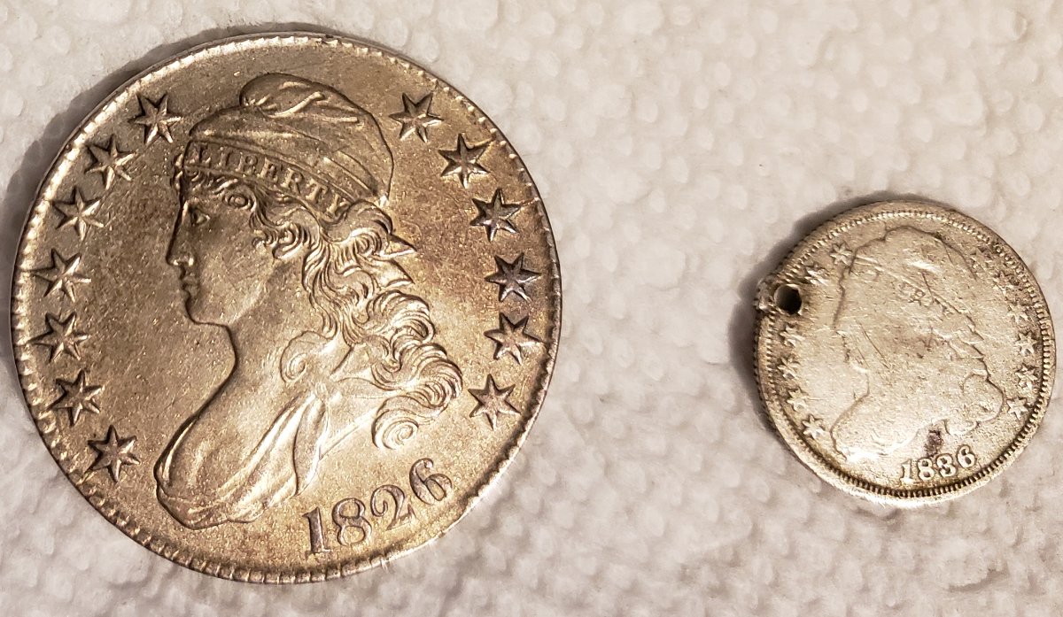 1826-Capped-Bust-Half-For-Grading,-Value-Please