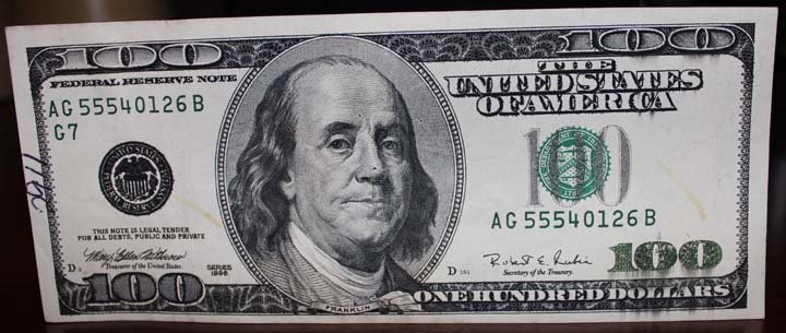 Series1996-$100-With-Ink-Smudges/Runs?