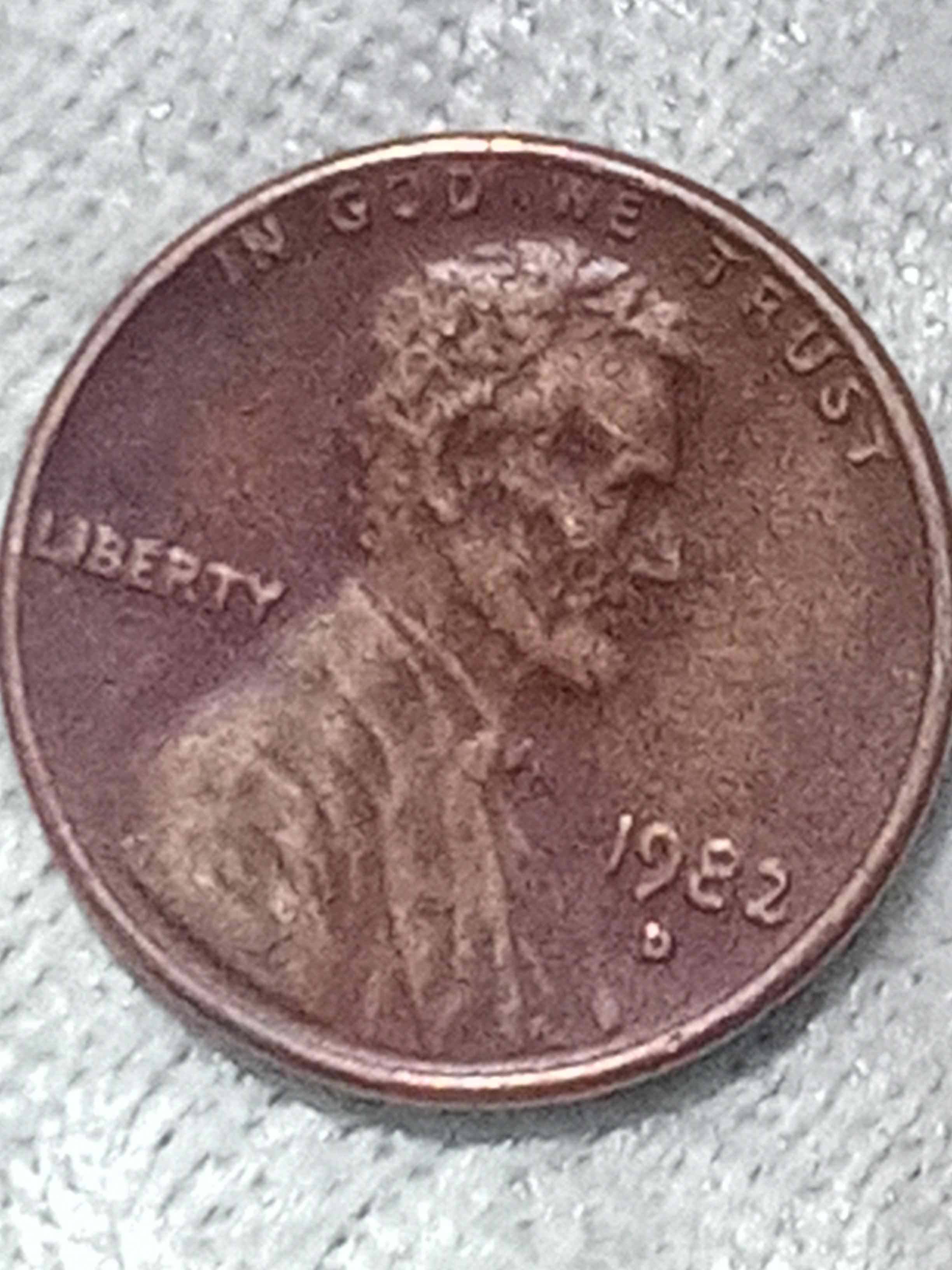 1982-D-Lincoln-Cent-Toning