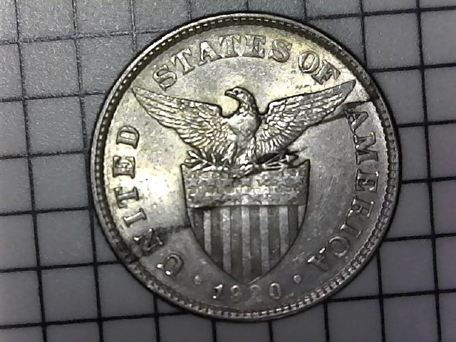1920-Silver-Philippine-50-Centavo-Coin-Under-USA-No-Mint-Mark