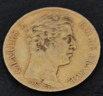 French-Coin-1825-With-Charlesx-On-It