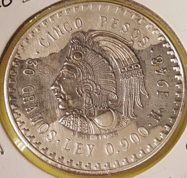 1948-Mexico-Cinco-Pesos