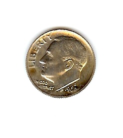 Monster-Toned-1968-D-Dime!