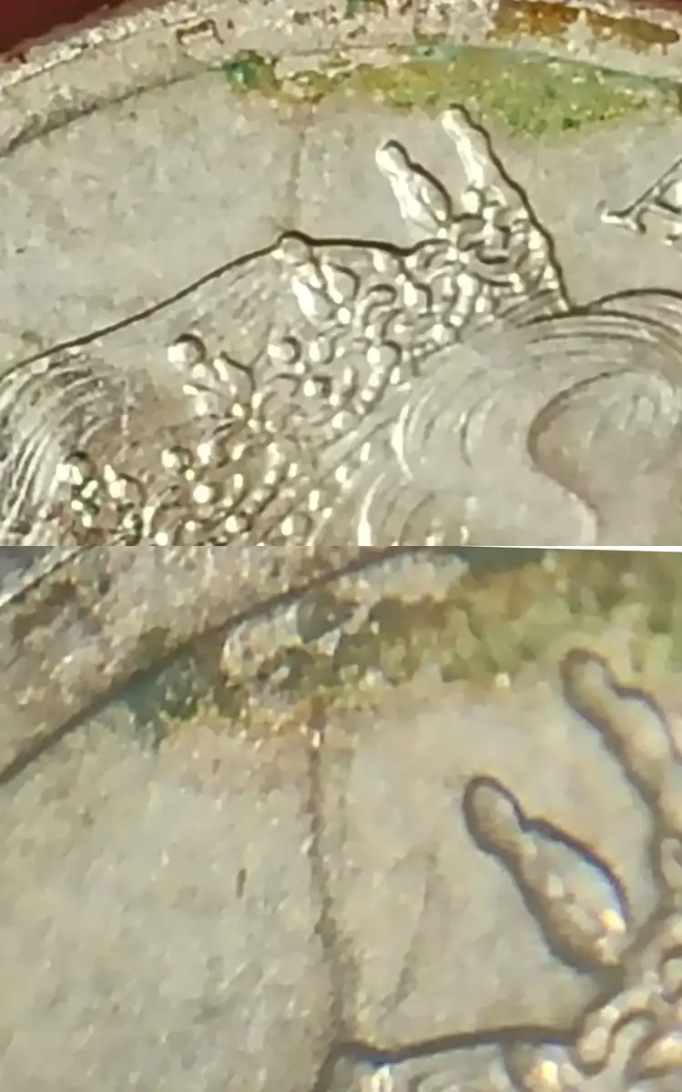 2006-Five-Cent-Coin-With-Multiple-Cracks