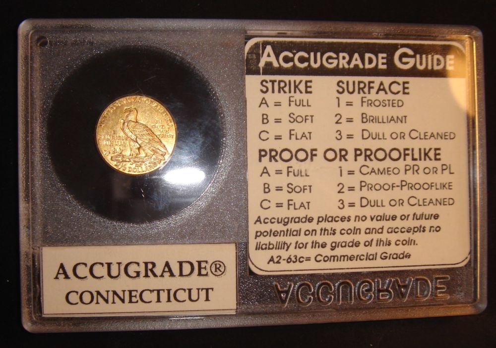 1911-$2-1/2-Gold-Indian-Accugrade-Holder