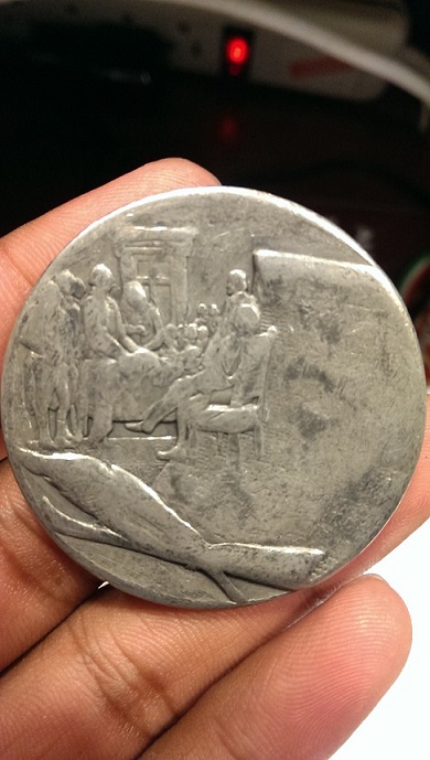 Late-18th/-Early-19th-Century-Silver-Medal/Coin?
