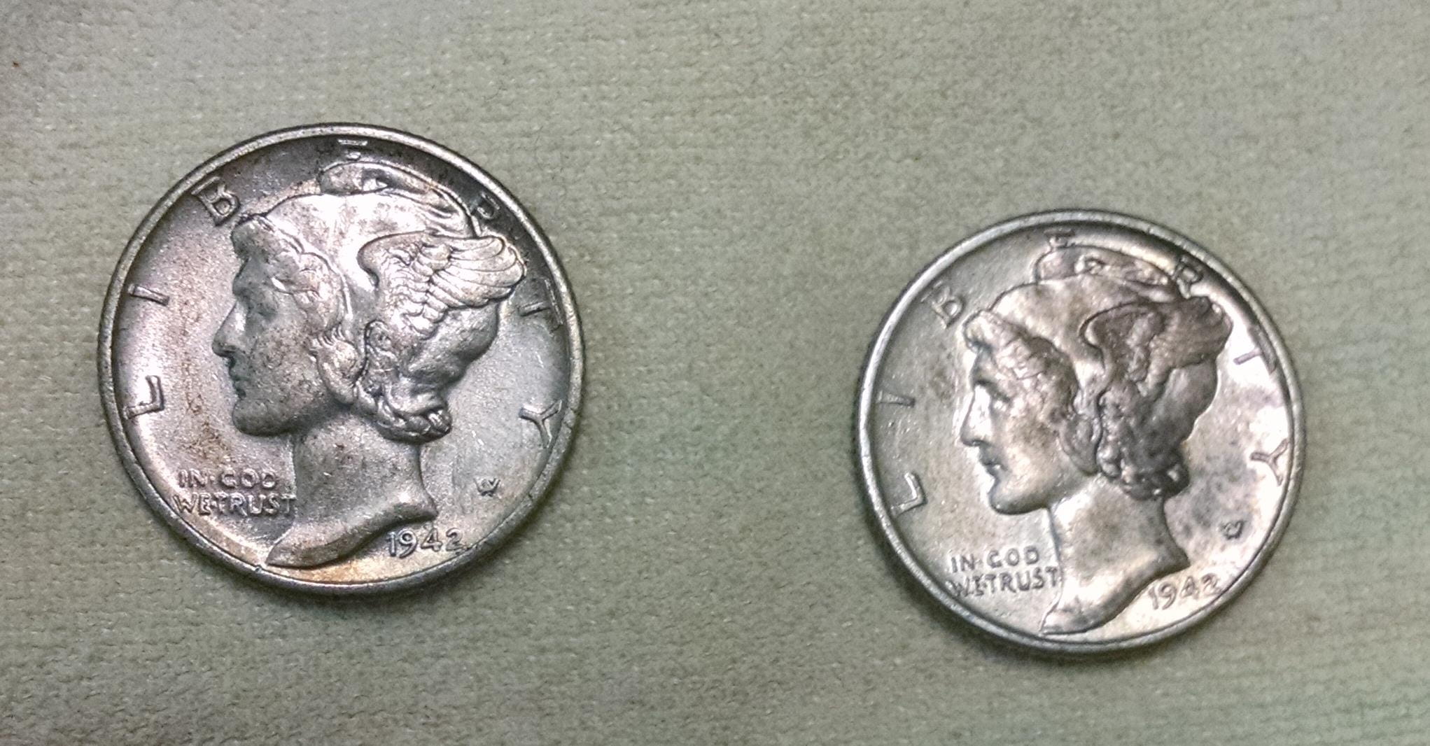 Thoughts-On-These-2---1942-Mercury-Dimes