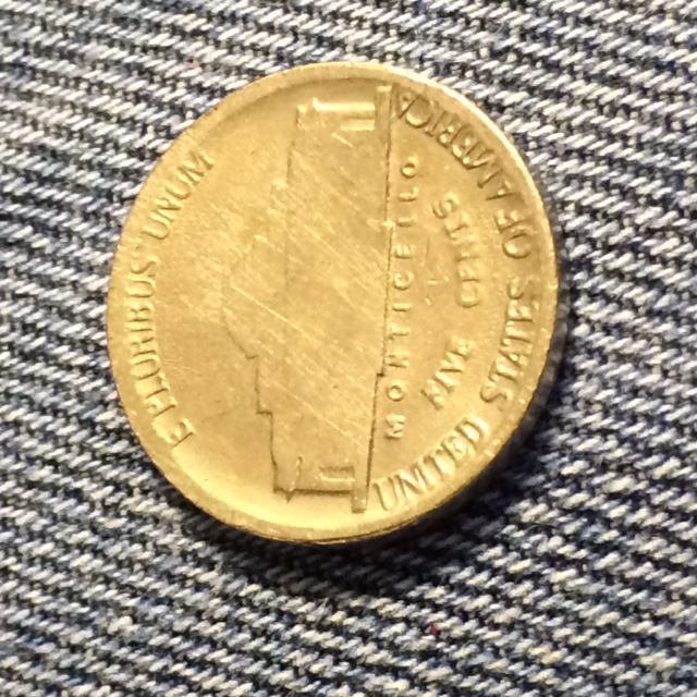 1986-P-Jefferson-Nickel,-Weird-Reverse,-PMD-Or-Not?