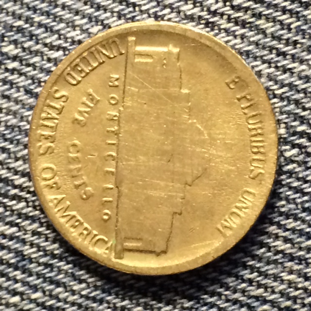 1986-P-Jefferson-Nickel,-Weird-Reverse,-PMD-Or-Not?