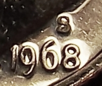 Dime-1968-S---Different-S?